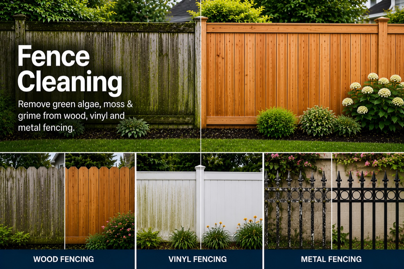 Fence cleaning
